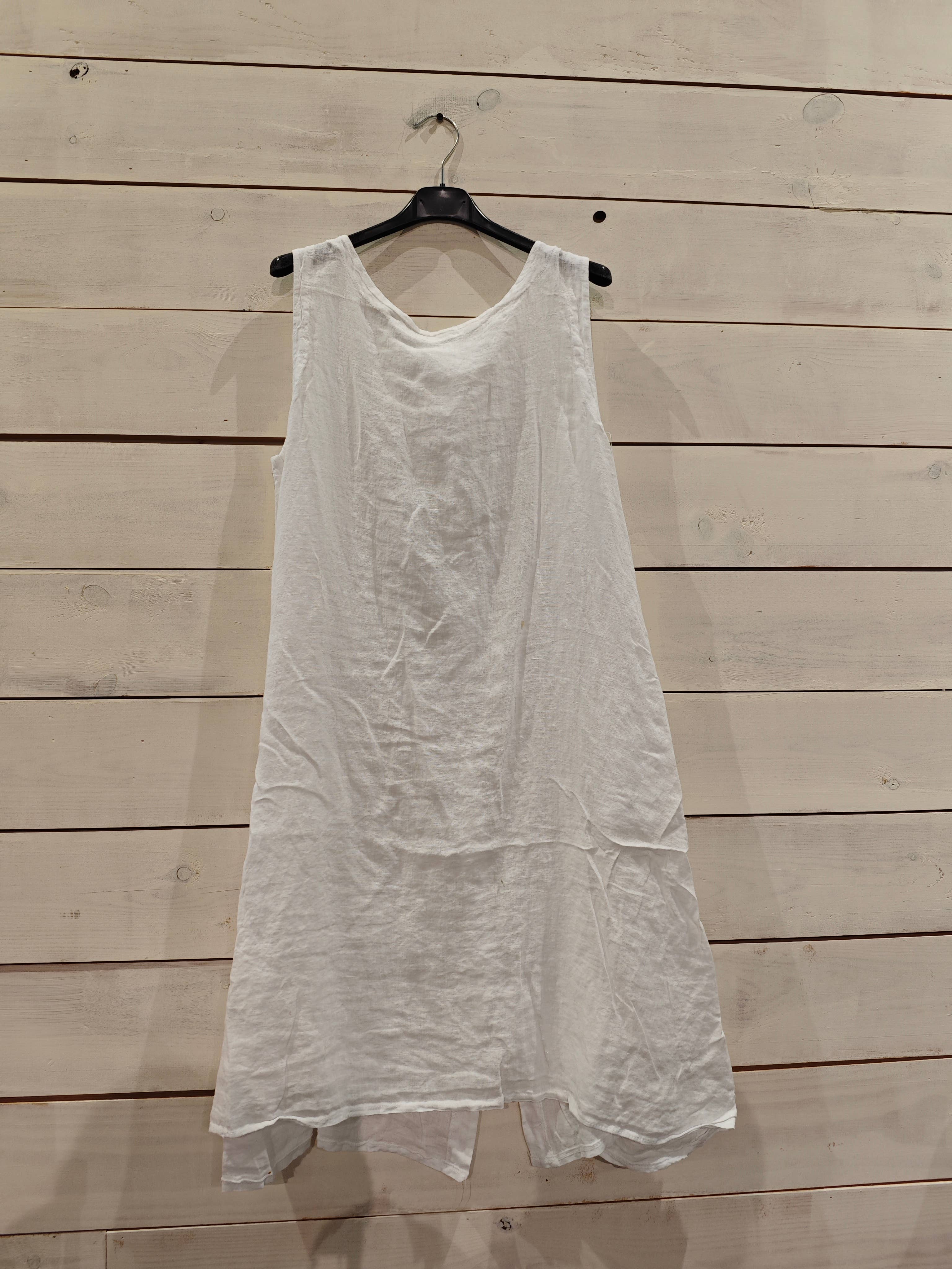 Linos y Textiles – wholesale Dress – Women's – REF 29306 SHORT SLEEVE DRESS SISA LINEN 100%0