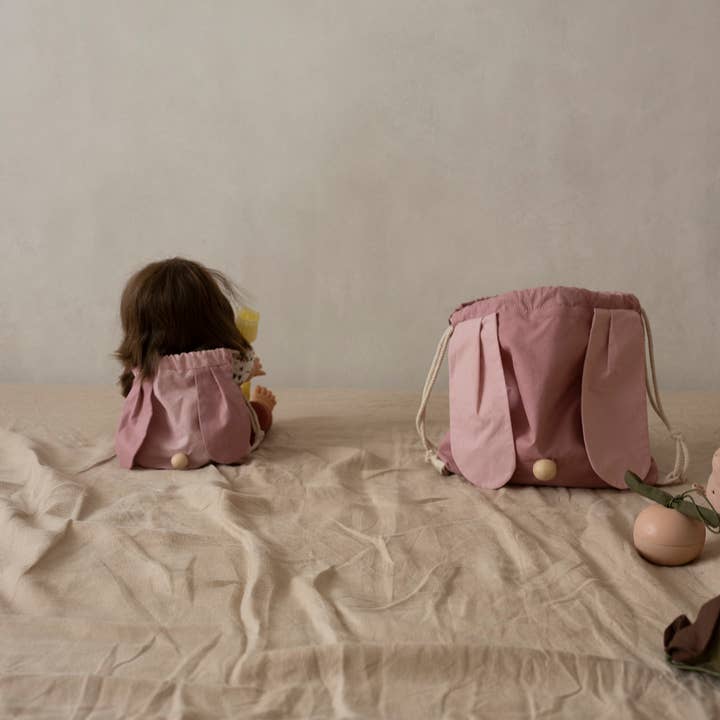 Rucksack für Kinder. Tiny Rabbit Little New Ma Set aus Baumwolle für den Großhandel von Babai