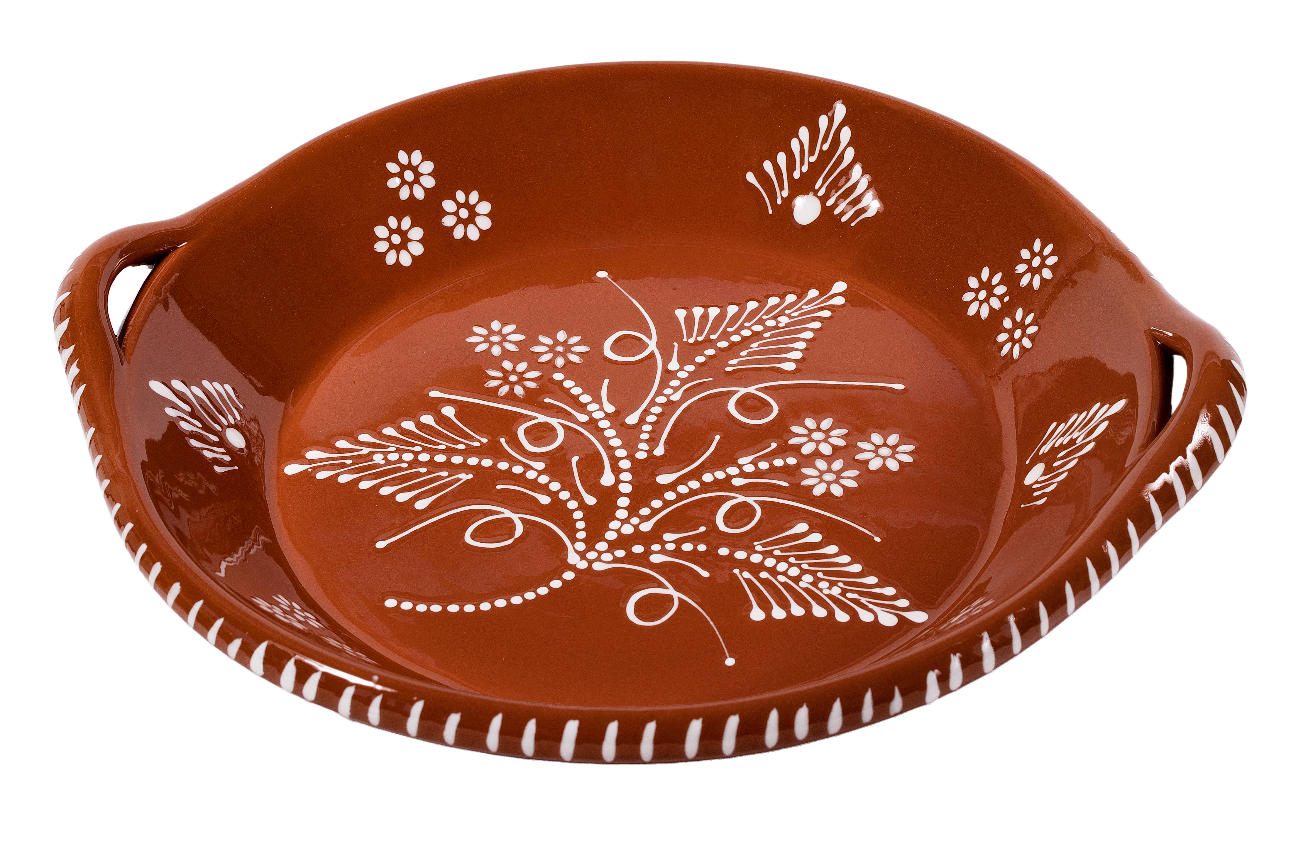 Socerâmica - Fábrica de Louça Regional, Lda – Großhandel Gusseisenpfanne – Pfanne mit Griffen bemalt Nr. 00