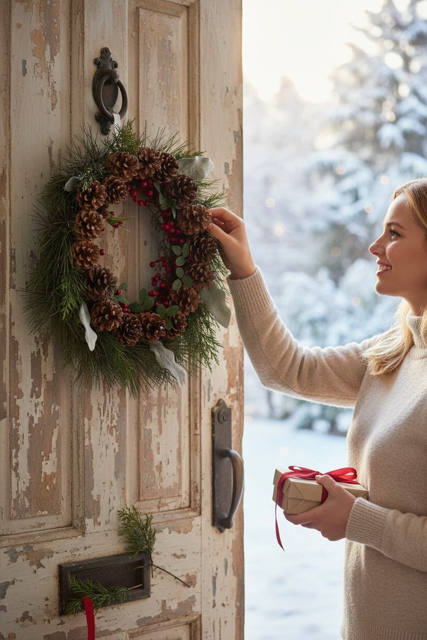 Made Market Co. - Venta al por mayor Decoración navideña - Vacaciones de la corona1