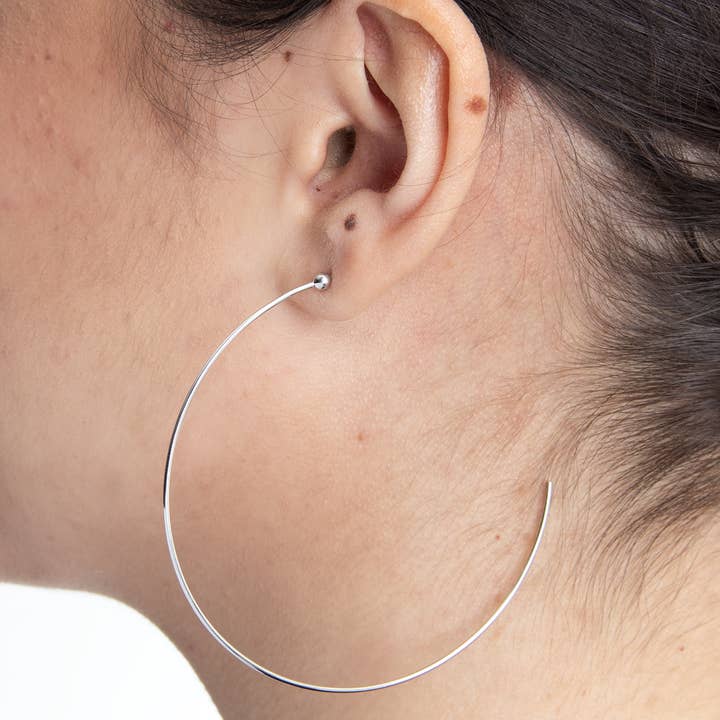 Belinda Jewelz - Wholesale Hoop Earrings - Faye Bullseye Lightweight Large Hoops1