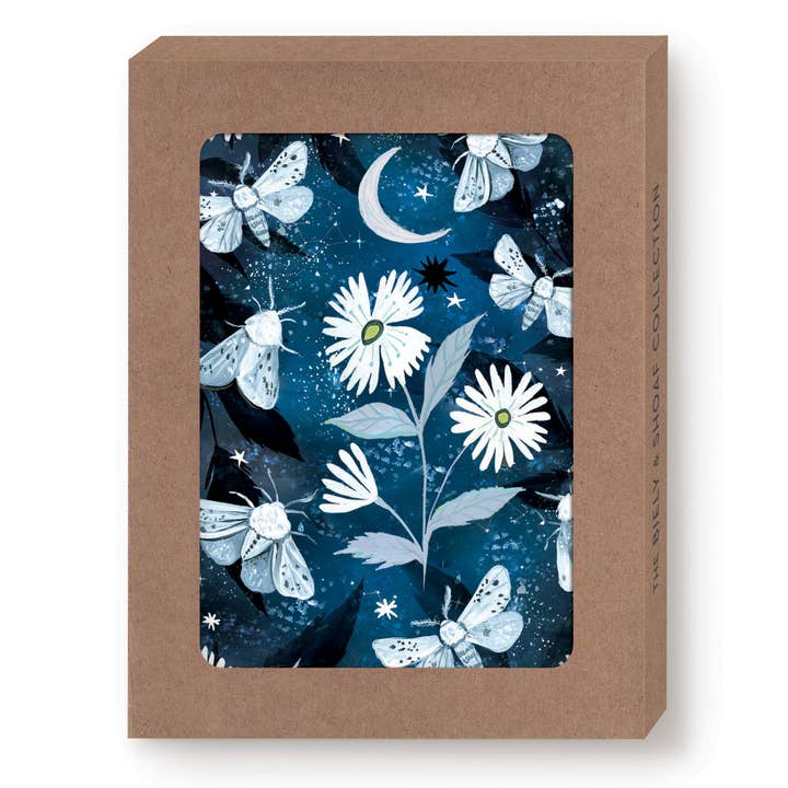 Moths Boxed Notecard - Set of 10 for wholesale by Biely & Shoaf