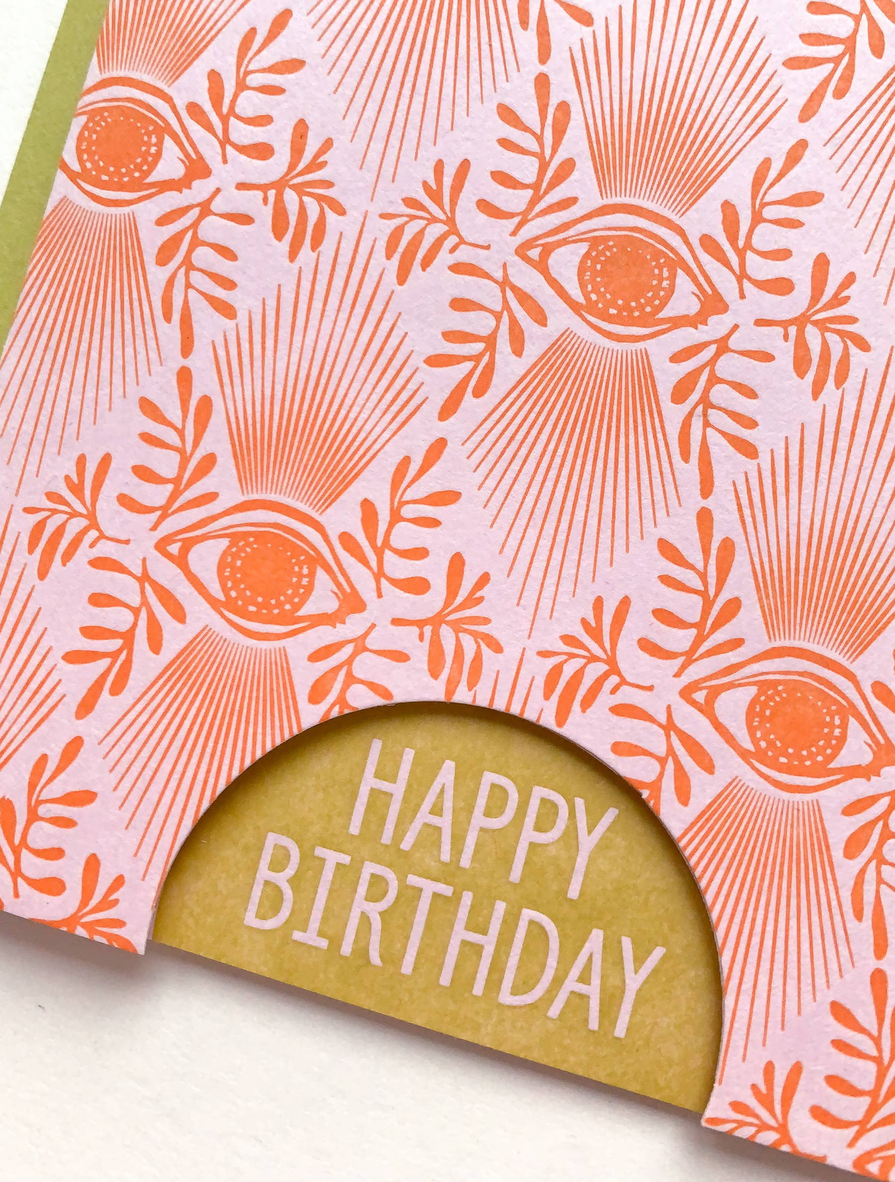 Blackbird Letterpress - Vente Cartes d'anniversaire - carte de motif d'œil d'anniversaire2