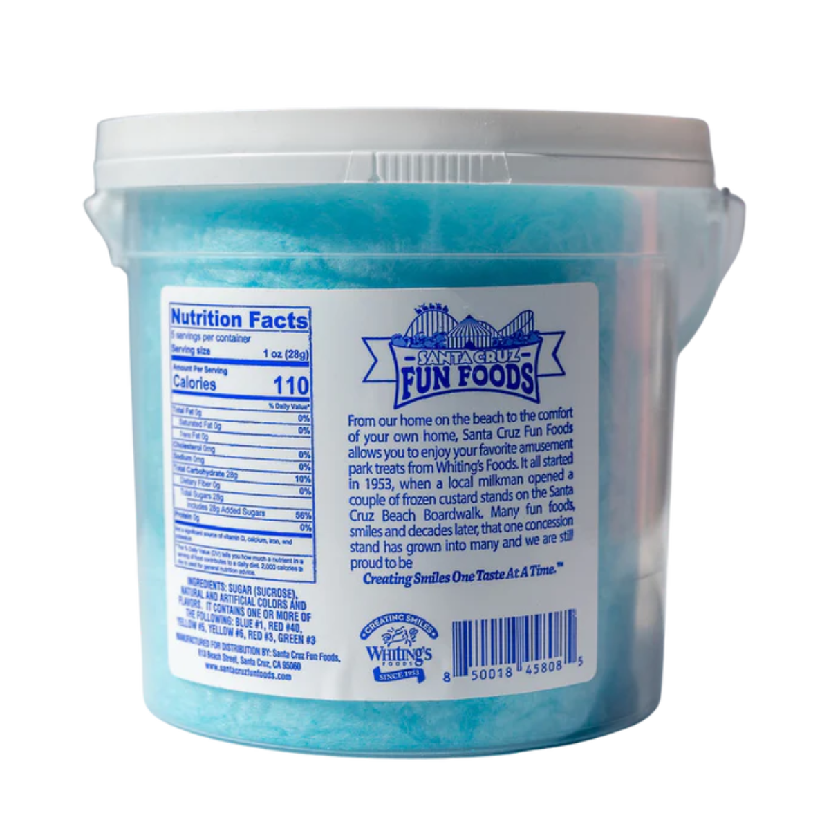 I Got Your Candy - Wholesale Cotton Candy - Icee Cotton Candy Blue Raspberry and Cherry Tub 2oz - 48ct3