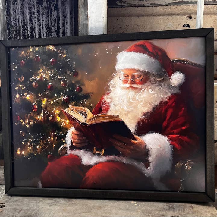 HMK192 Quadro de Histórias de Natal por atacado de JanMichaels Art & Home