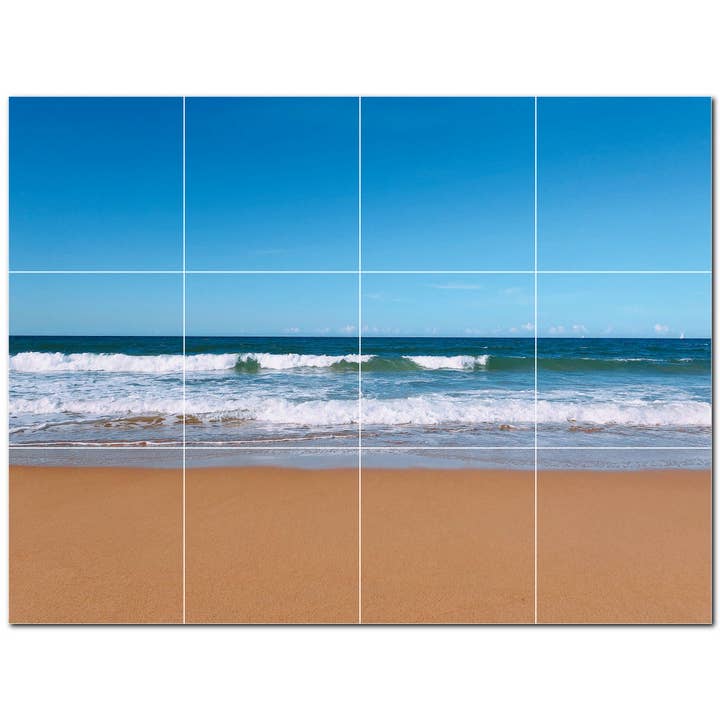 Strand-Keramikfliese Keramikfliesen-Wandbild PT500044 für den Großhandel von Picture-Tiles.com