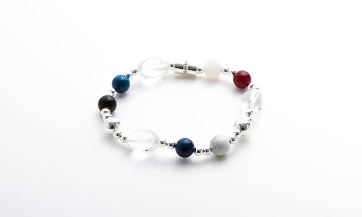 Armbånd med store halvædelsten for engroshandel hos Accessoires by KHB