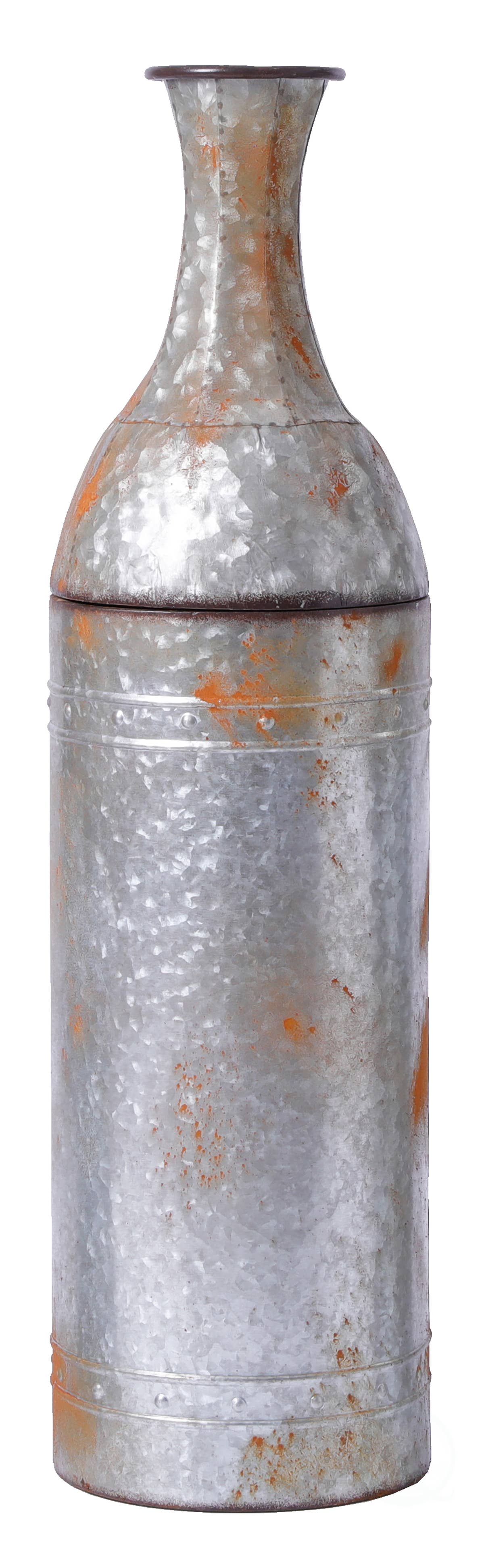 Quickway Imports - Wholesale Vaas - Gegalvaniseerde metalen vloervaas decoratie7