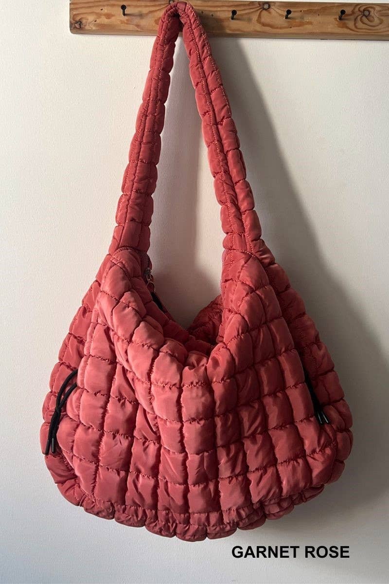 42POPS - Wholesale Tote Bag - Women's - `.Oversized Quilted Carryall Crossbody Bag16