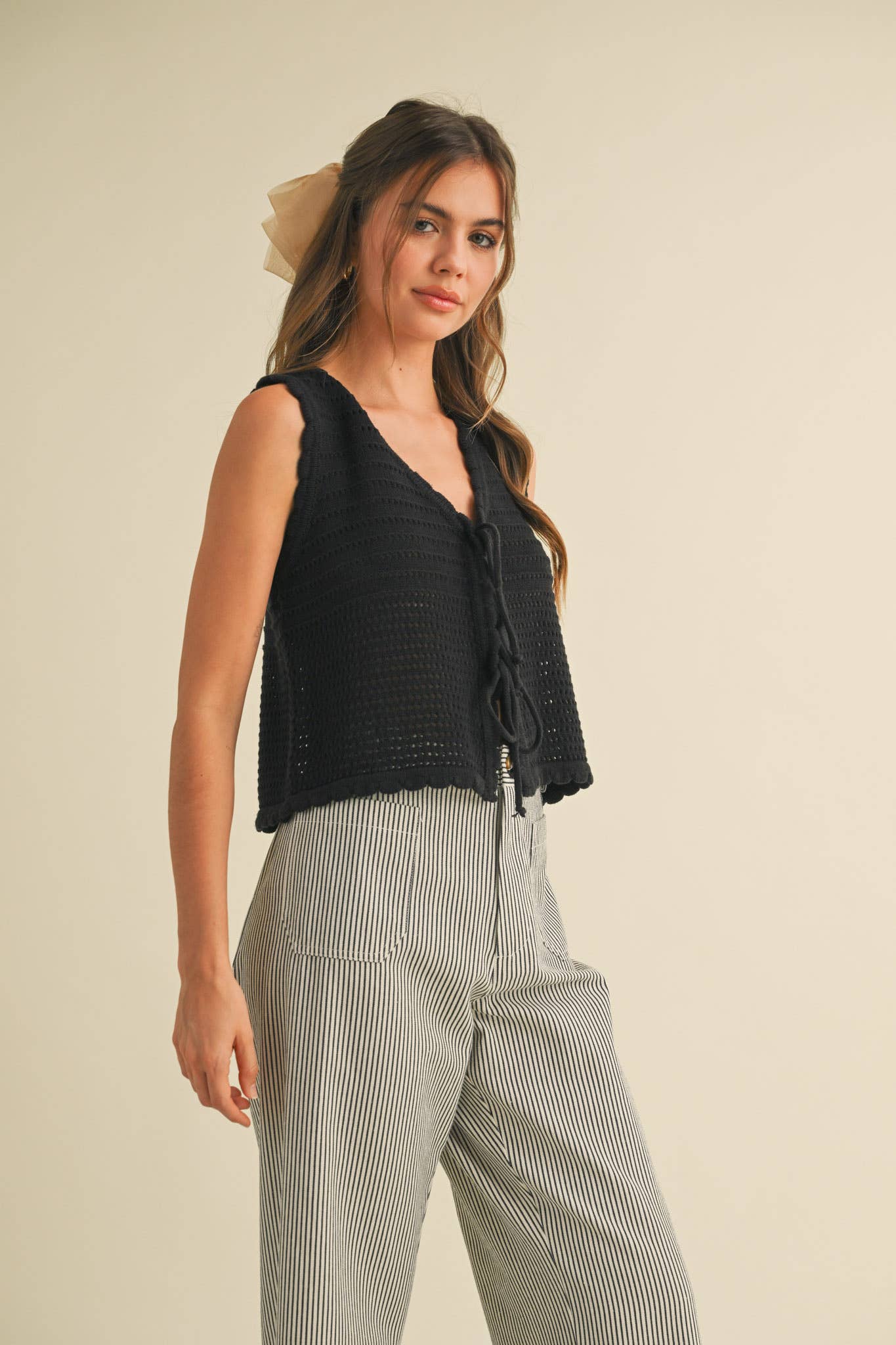 &MERCI – wholesale Tröjväst – Dam – TIE FRONT TRÖJVÄST MSW1087220