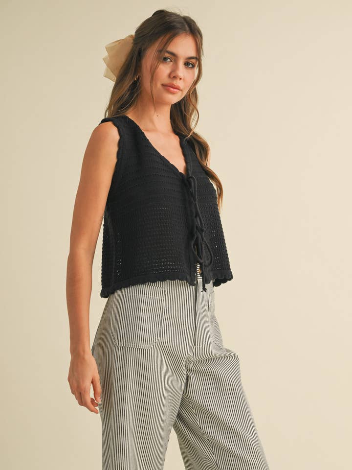 &MERCI – wholesale Tröjväst – Dam – TIE FRONT TRÖJVÄST MSW1087220