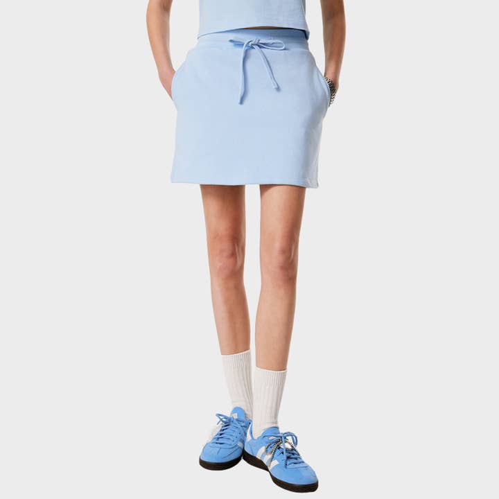 Damernas rynkfria A‑linje‑kjol med dragsko – skolstil för wholesale av Sodalemon