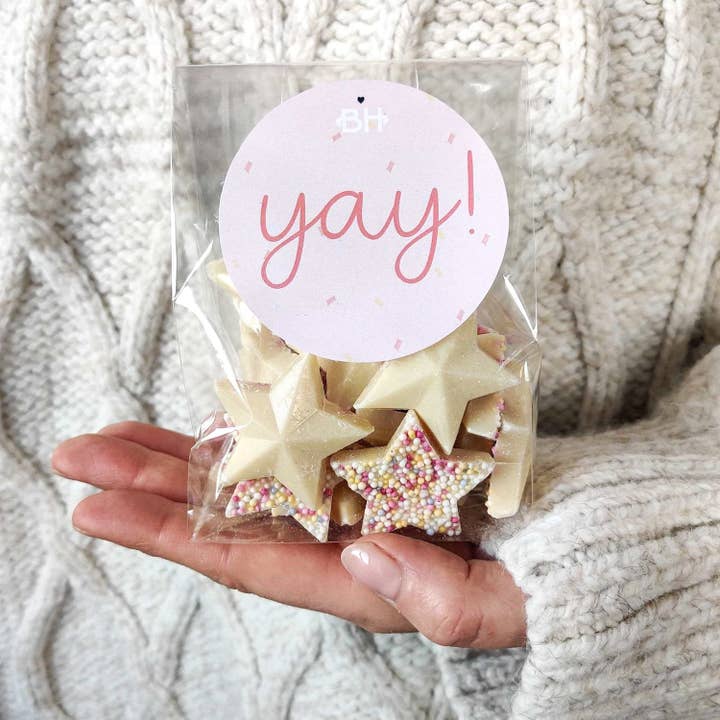 BearHugs - Wholesale Chocolate Covered Sweets - Sprinkles Sweetie Bag - Choose Your Message!19