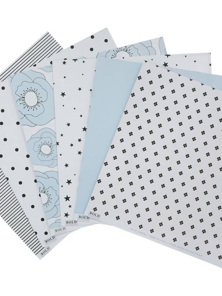 Collection de papier 12 po x 12 po Bold Life pour la vente par Teresa Collins Studio