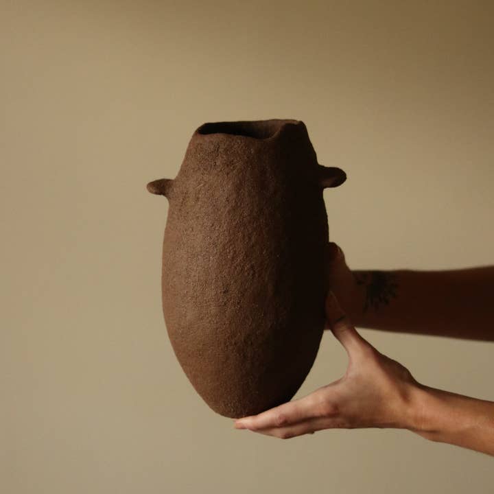Of The Earth - Wholesale Vase - 10" Gathered Earth Vessel