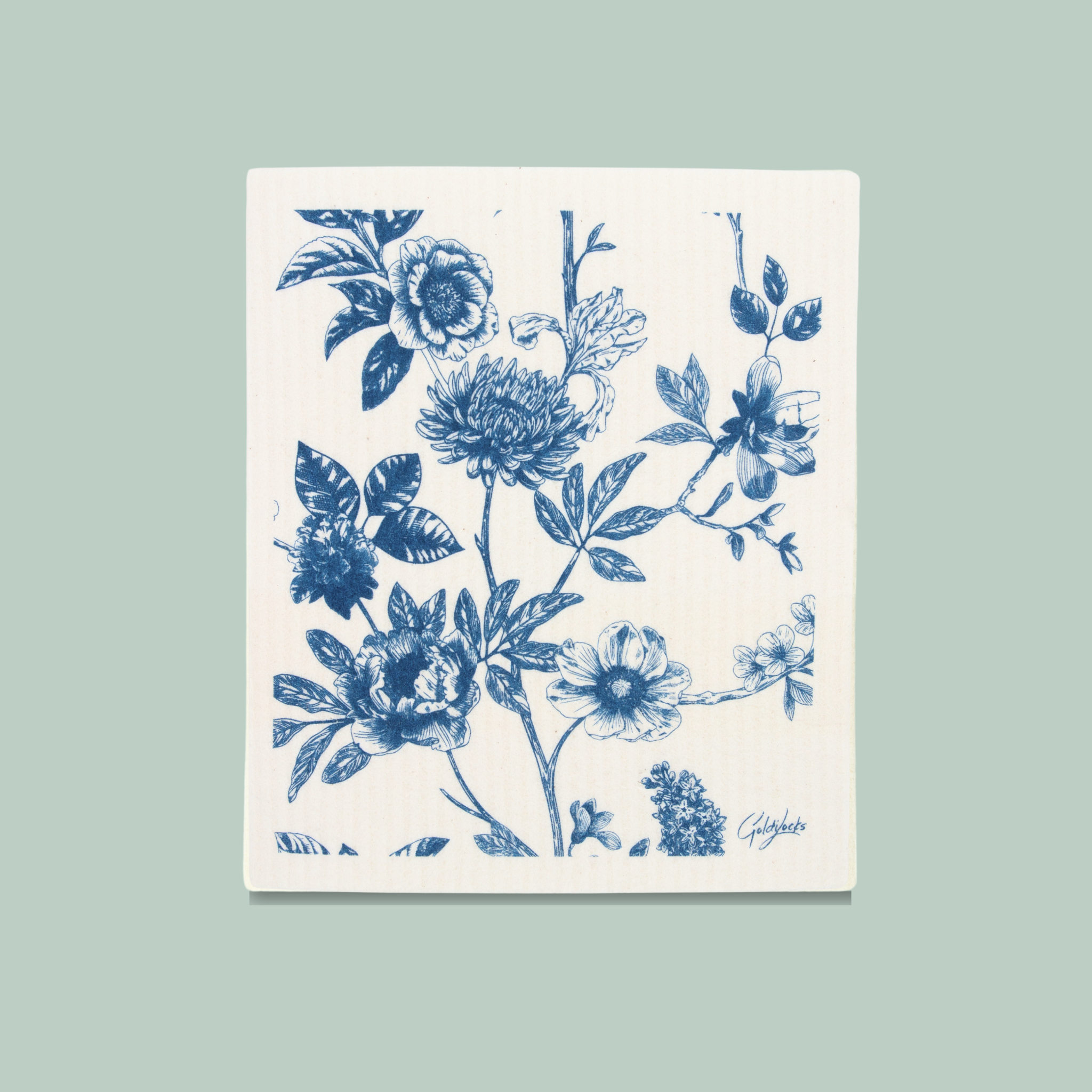 Goldilocks Goods - Wholesale Dishcloth - Swedish Dishcloth: Vintage Floral0