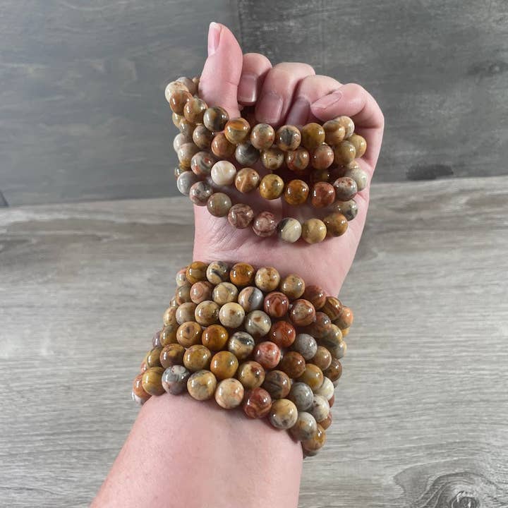 Keystone Crystals - Wholesale Beaded Bracelet - Gemstone Beaded Bracelets 10mm – Crystal Healing Jewelry1