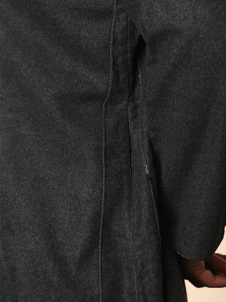Infinity Leather (Upperclass Fashions Ltd) - Wholesale Robe - Men's - Men's Hooded Moroccan Thobe Djellaba Jubba Robe Eid