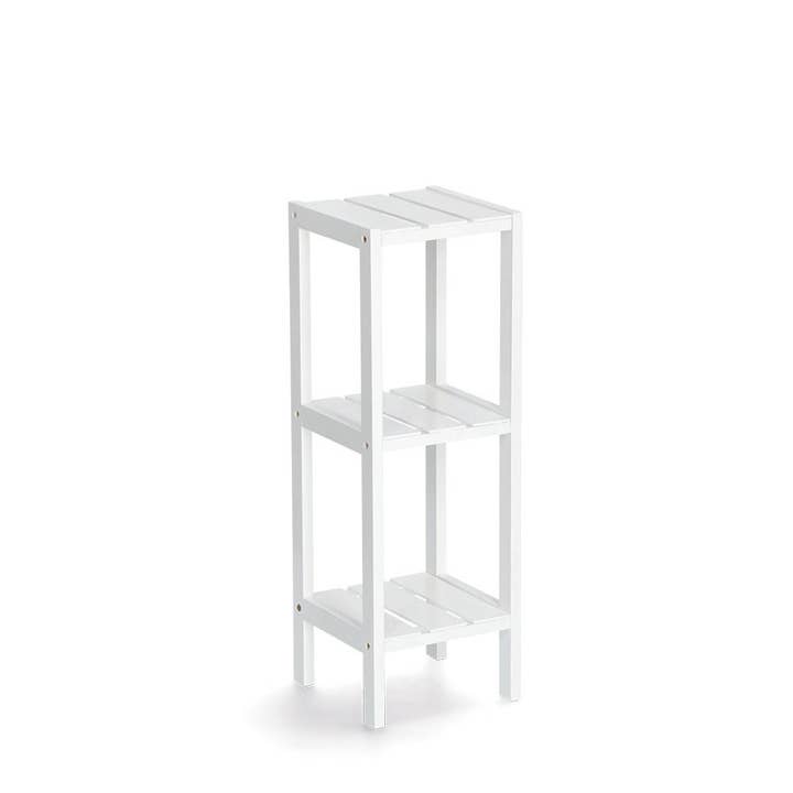 Standing shelf M. 3 shelves, MDF, white for wholesale by Zeller Present