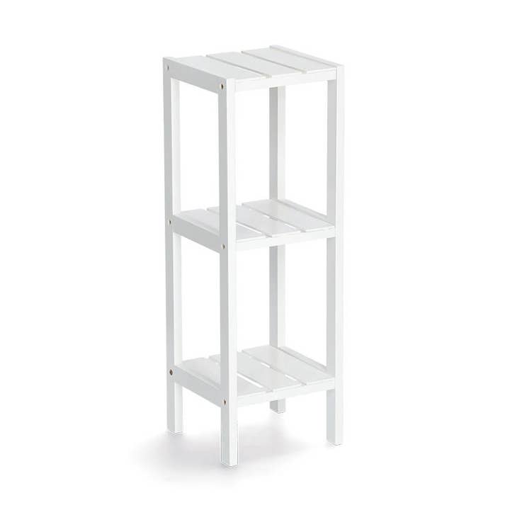 Standing shelf M. 3 shelves, MDF, white for wholesale by Zeller Present