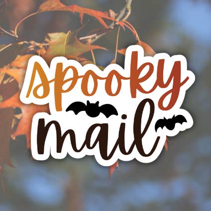 Spooky Mail Halloween-verpakkingsstickers voor kleine bedrijven voor wholesale door Forest Crafts