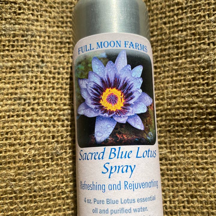 Full Moon Farms, LLC - Wholesale Room & Linen Spray - Sacred Blue Lotus Spray 4oz.