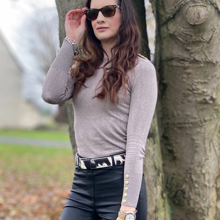 Bethany Rae - Wholesale Belt - Women's - The Blandford Cowhide Leather Belt3