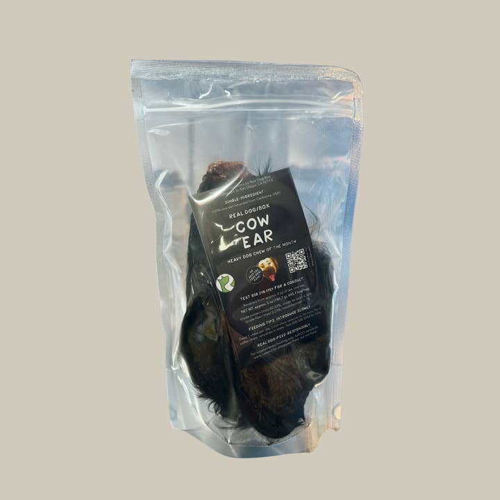 Cow Ear Dog Chew – Single Ingredient, Air-Dried for wholesale by Real Dog Box