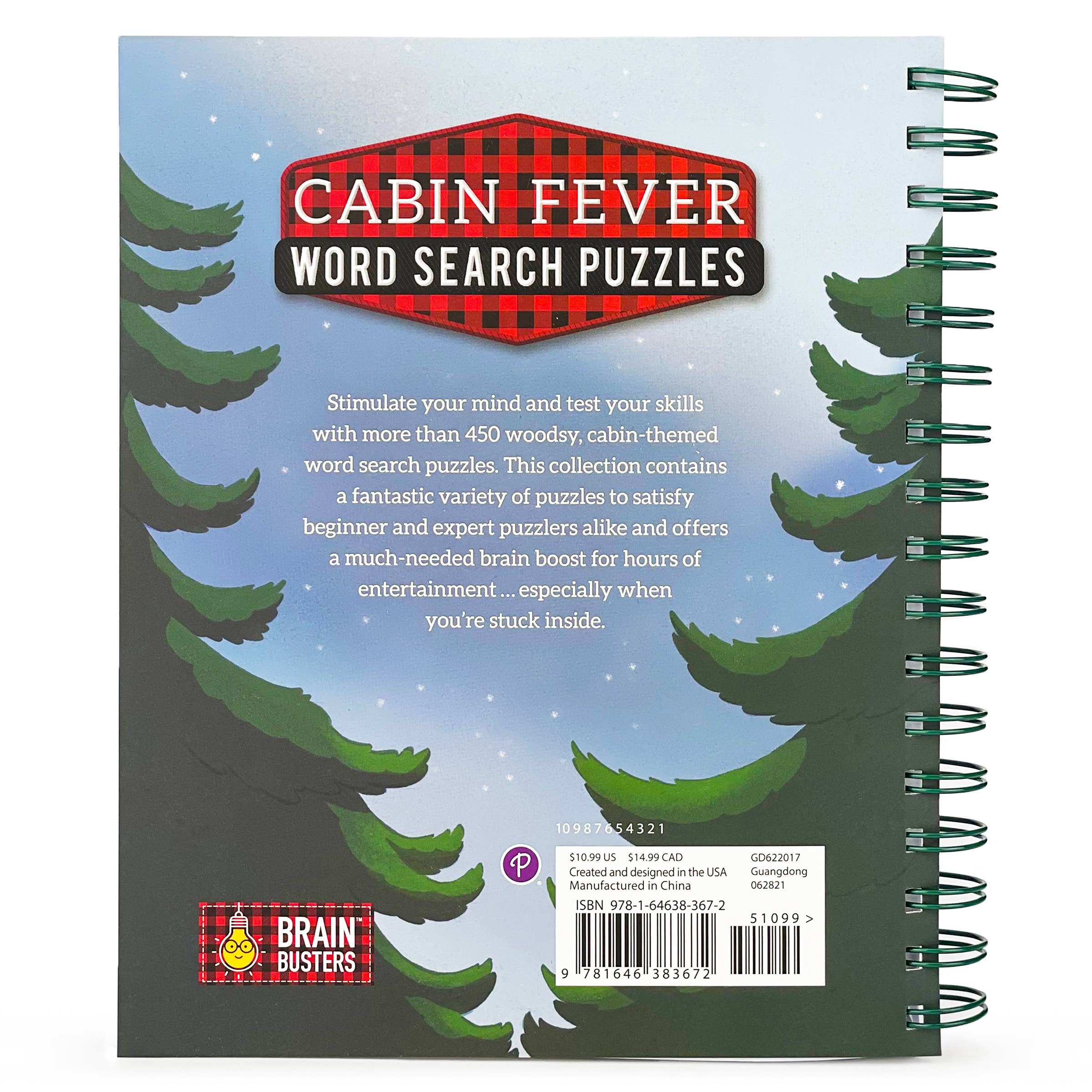 Cottage Door Press - Vente Puzzle – adulte - Livre de puzzles de recherche de mots Cabin Fever Nature3