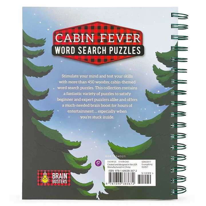 Cottage Door Press - Vente Puzzle – adulte - Livre de puzzles de recherche de mots Cabin Fever Nature3