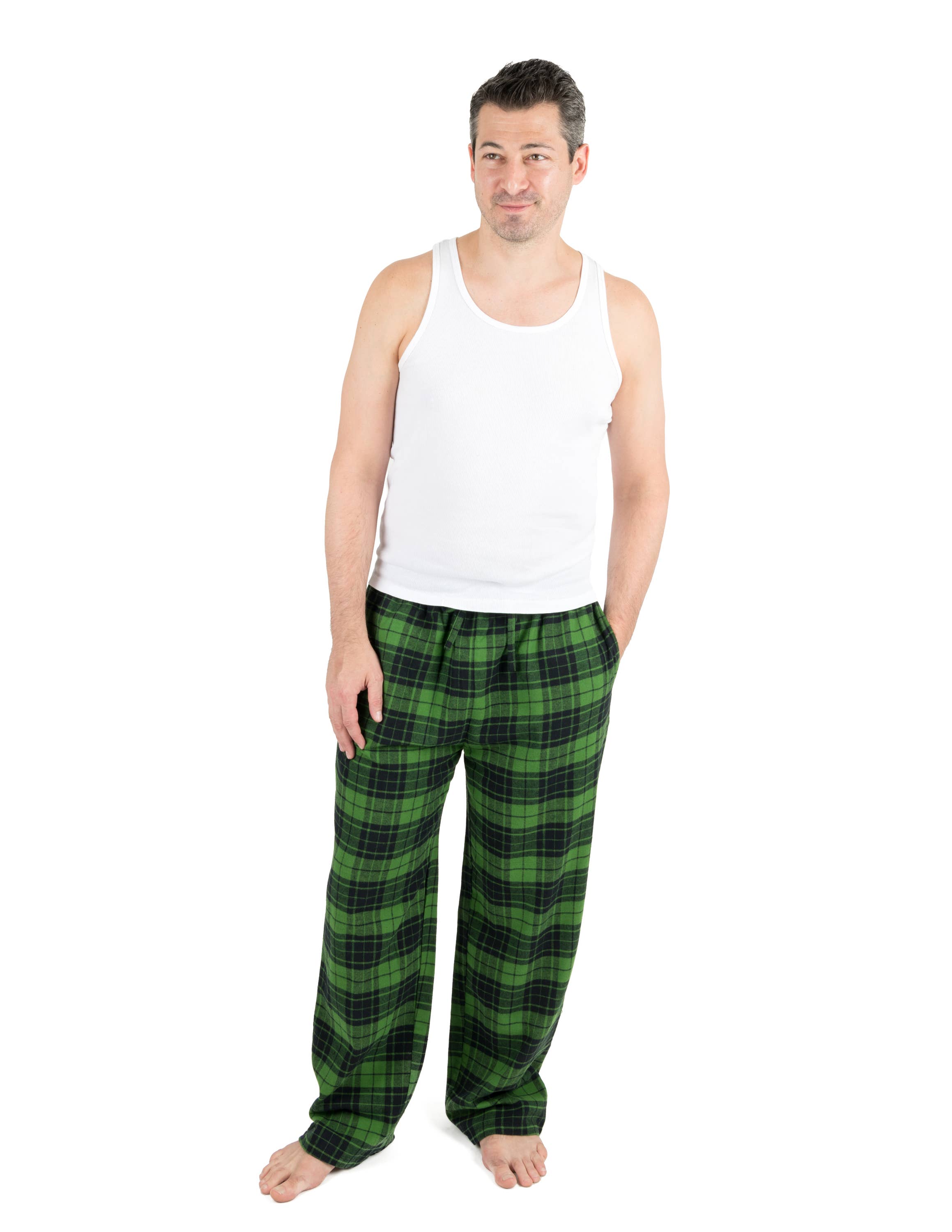 Leveret Pajamas - Wholesale Sleepwear Bottom - Men's - Mens Flannel Pants for Winter1