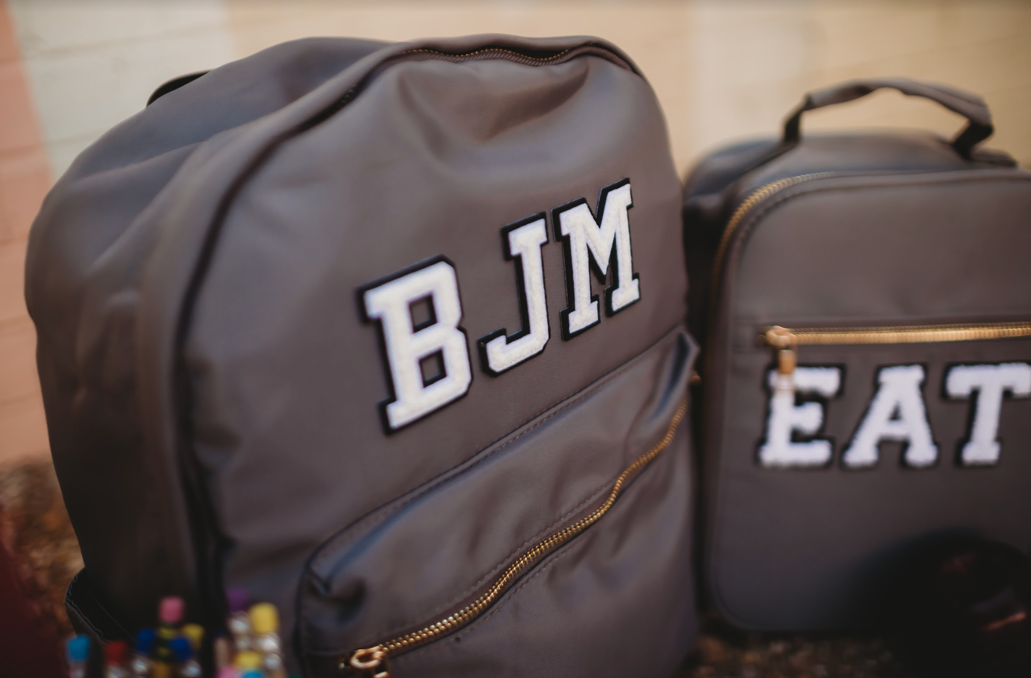 Beige Nylon Backpacks for wholesale on Faire15