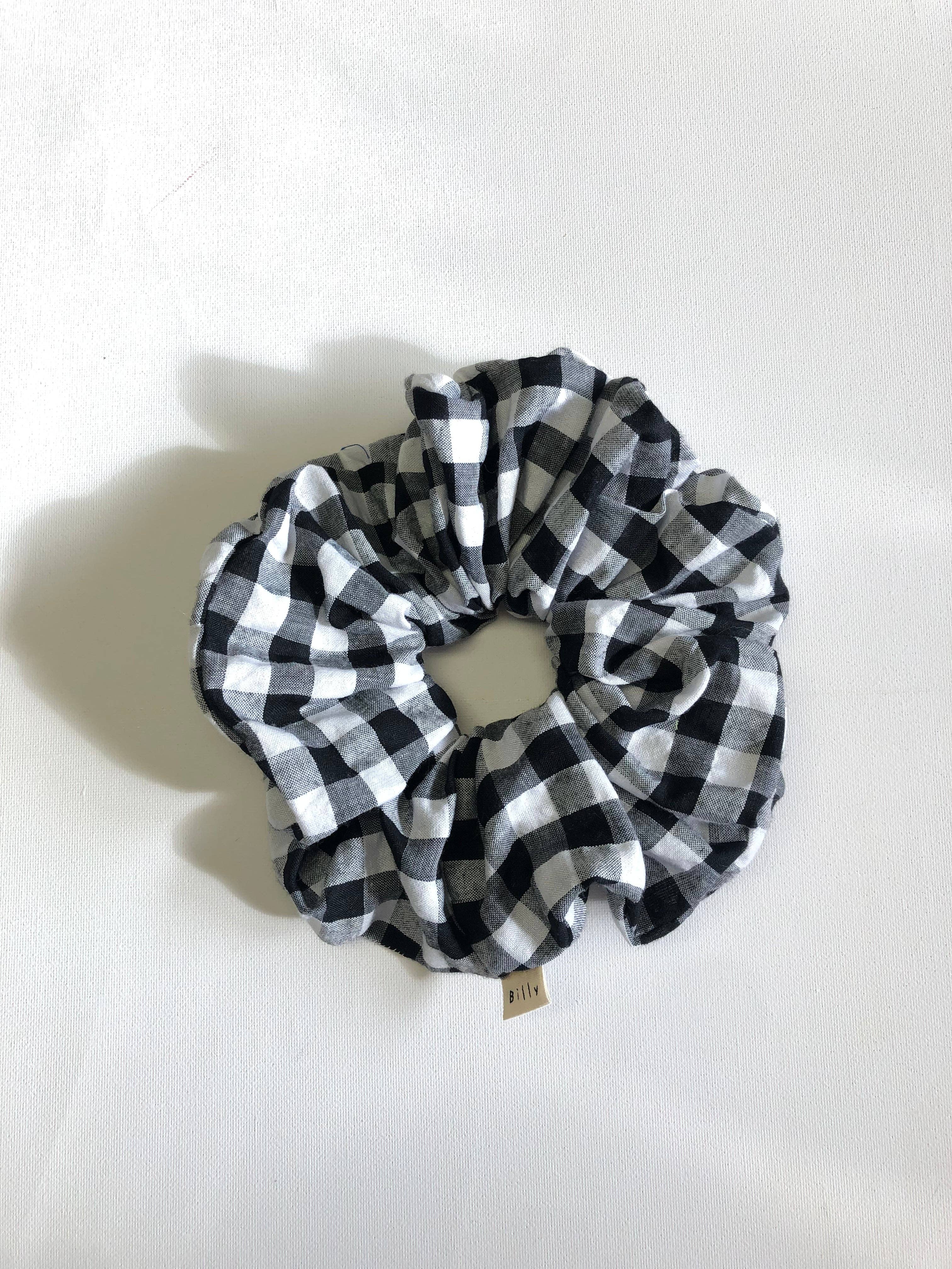 Billy Bamboo - Wholesale Scrunchie - Women's - GINGHAM SCRUNCHIES  - neutral4