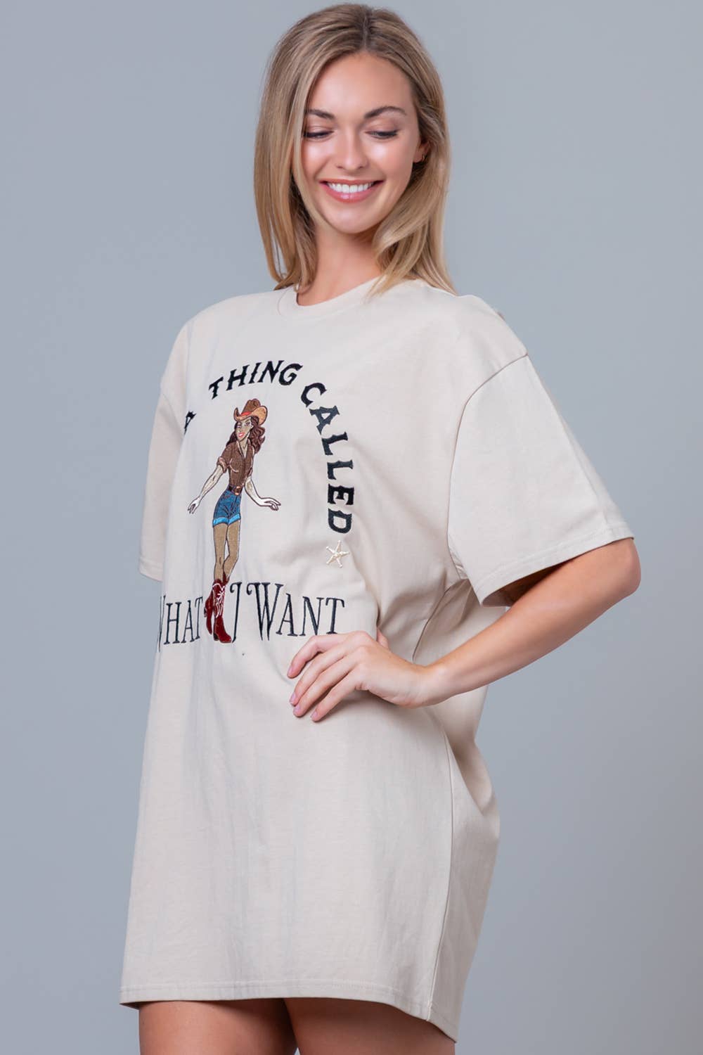 TAUPE BD20310P-FULL EMBROIDERY SHIRT DRESS for wholesale on Faire2