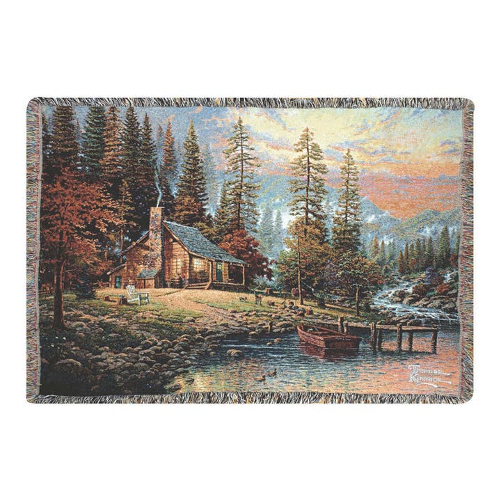A Peaceful Retreat -Kin-60X50 Tap for wholesale by Manual Woodworkers and Weavers, Inc.