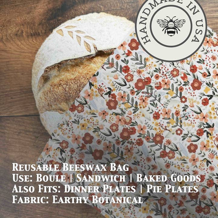 Five Oaks Farm – Großhandel Verpackung/Beutel zur Aufbewahrung von Lebensmitteln – Brotbeutel | Bienenwachsbeschichtet7