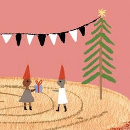 Carolyn Suzuki - Wholesale Christmas Card - TINY XMAS PARTY - Holiday Card2