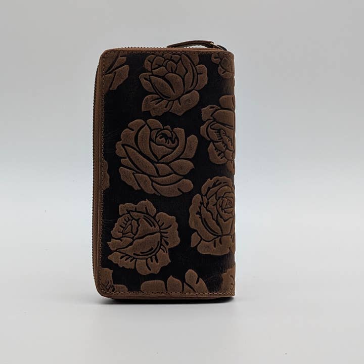 Alta Quero - Wholesale Crossbody Bag - Unisex - Embossed Rose (Crossbody and Wallet) - Valentine Day Special12