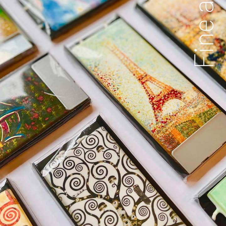 Flatyz Candles - Wholesale Novelty Candle - Flat Handmade Candle - Van Gogh Irises Fine Art Painting4