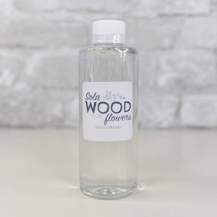 Sola Wood Flowers - Wholesale DIY Craft Kit - Sola Softener - 4oz0