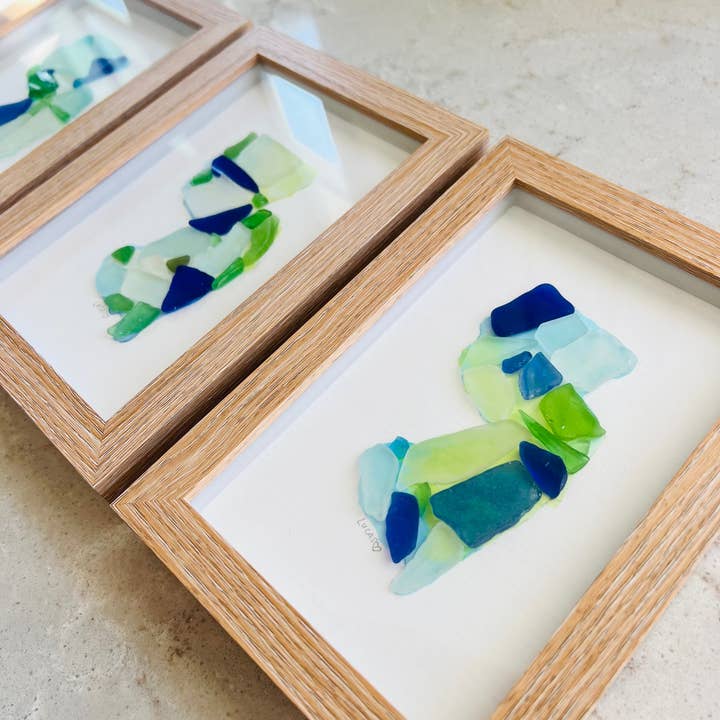 Sook & Hook - Wholesale Wall Decor - Kids & Baby - New Jersey State Sea Glass Silhouette4