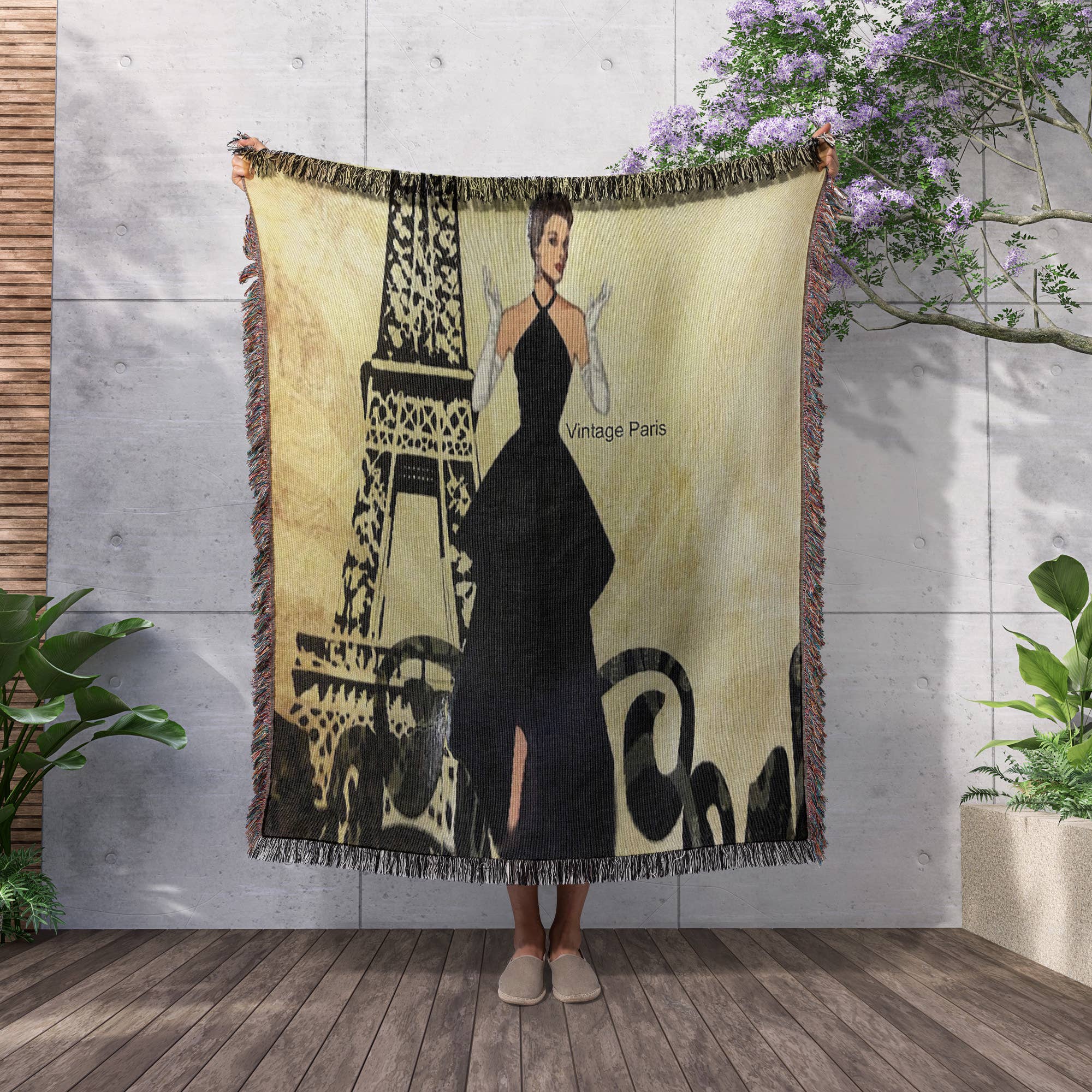 3dRose - Wholesale Throw Blanket - 3dRose, Vintage Paris, Blanket2