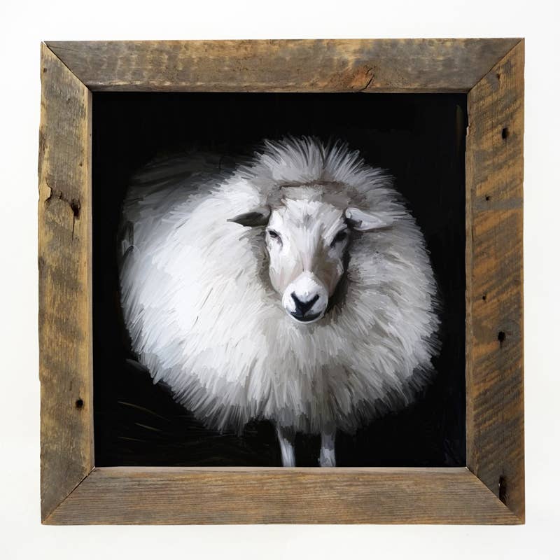 ginger blue - Wholesale Art Print - Poofy Sheep1