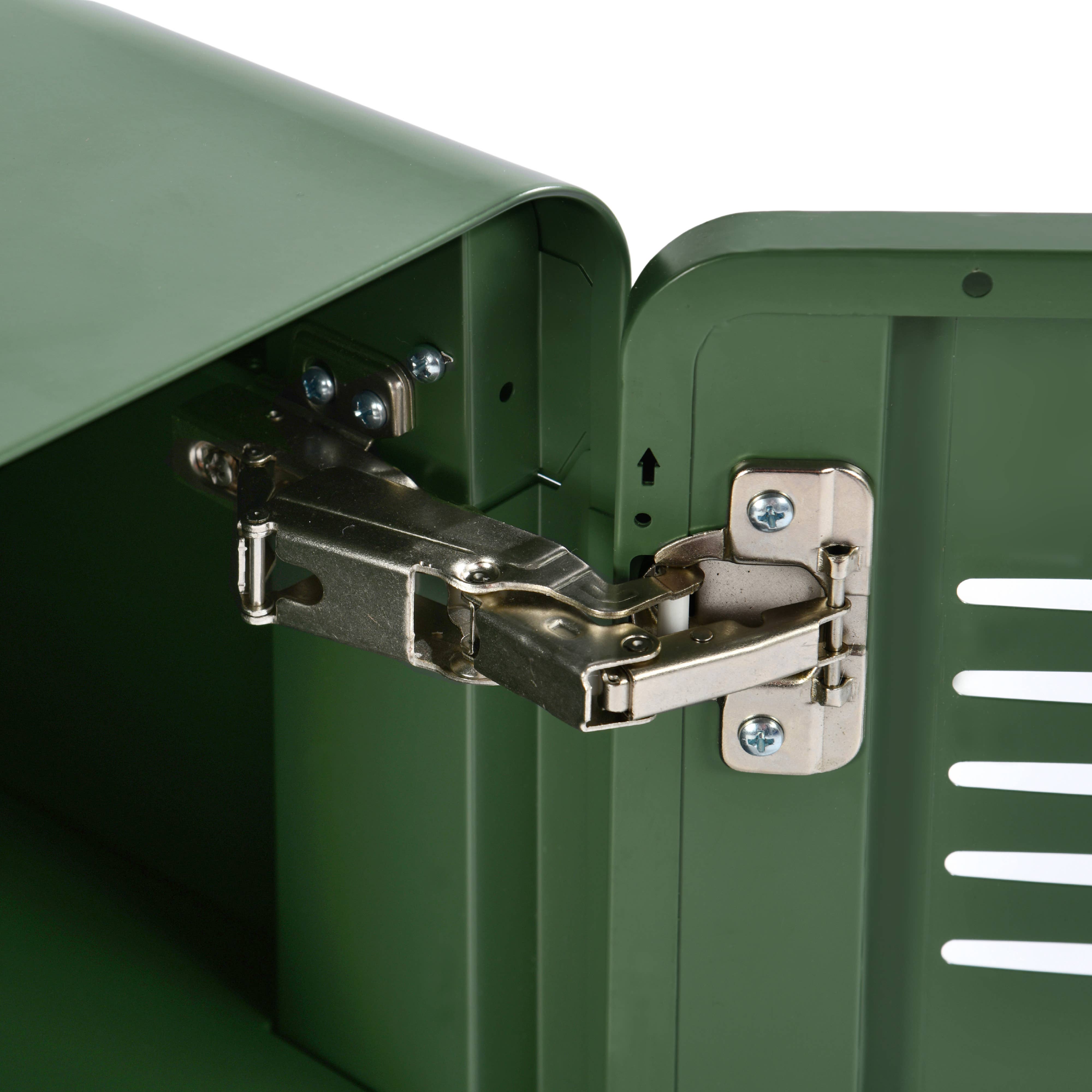 HOMYCASA DESIGN INC - Wholesale Cabinet - Industrial 2-Door Steel Storage Cabinet - 31.5" Wide28