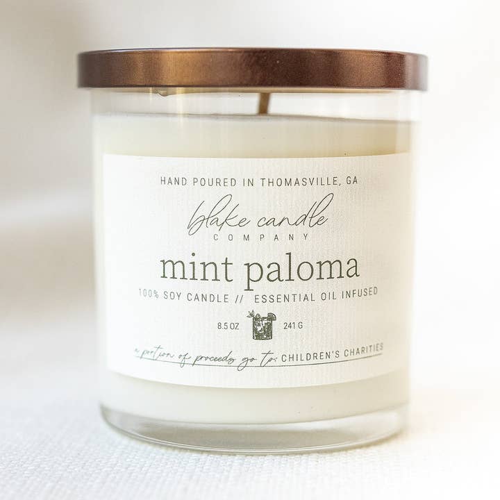 Menta Paloma per la vendita all'ingrosso da parte di Blake Candle Company