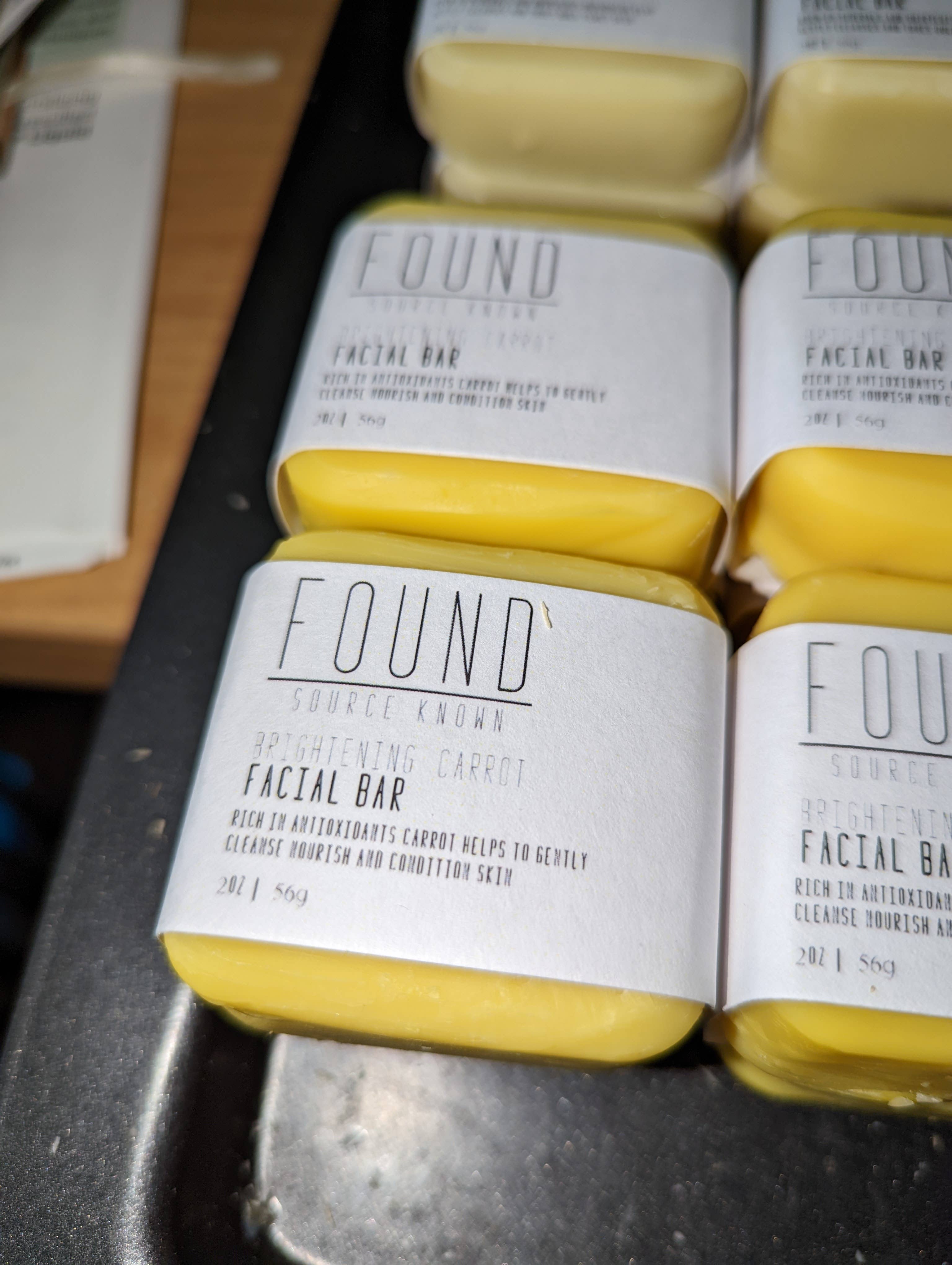 Found Source Known - Wholesale Bar Soap - Soap - Carrot Facial Bar - 2oz0