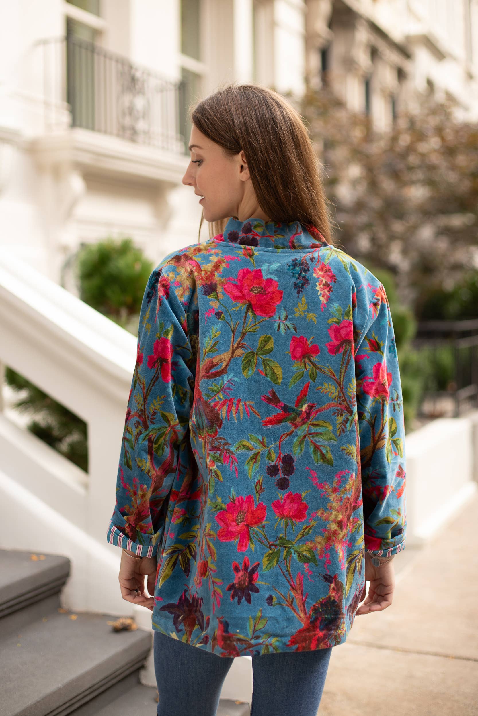 VIKOLINO - Venta al por mayor Kimono - Mujer - Chaqueta corta de terciopelo estilo kimono0