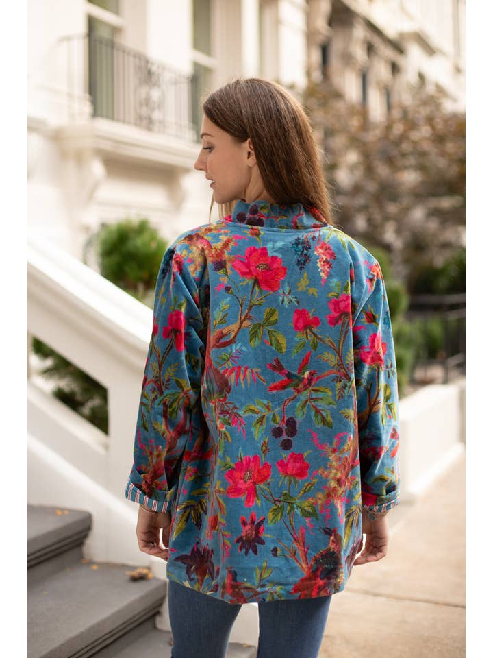 VIKOLINO - Venta al por mayor Kimono - Mujer - Chaqueta corta de terciopelo estilo kimono