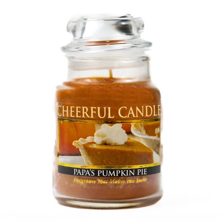 Cheerful Candle (6oz.) – Papa's Pumpkin Pie for wholesale by A Cheerful Giver