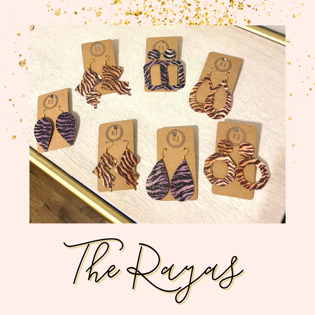 Elizabeth James Artisan Jewelry - Wholesale Dangle Earrings - The Rayas Gameday Dangle Earrings0